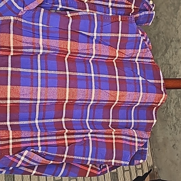 J Crew Flannel Shirt 1/2 Zip Sz Sm - Picture 6 of 13